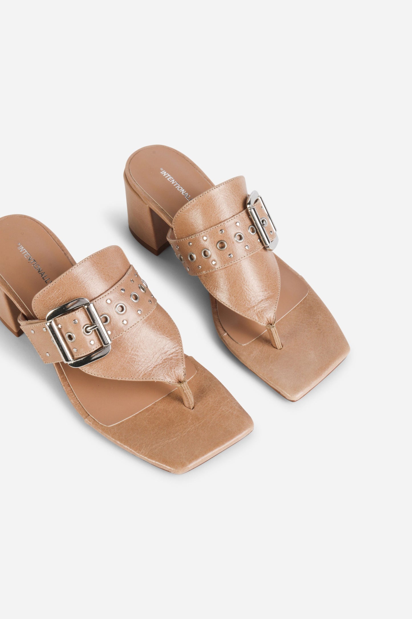 Intentionally Blank WYNONA THONG MULE HEEL