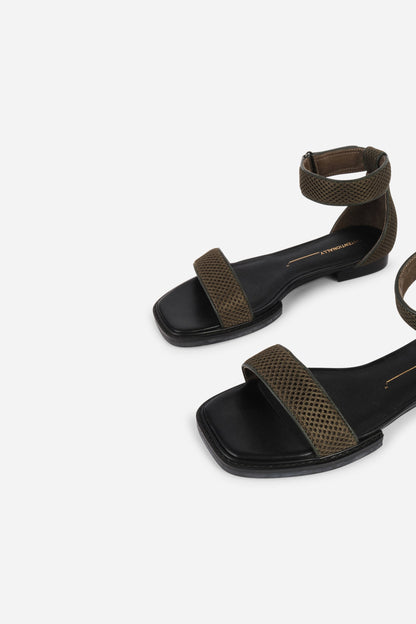 Intentionally Blank POTZ MESH FLAT SANDAL