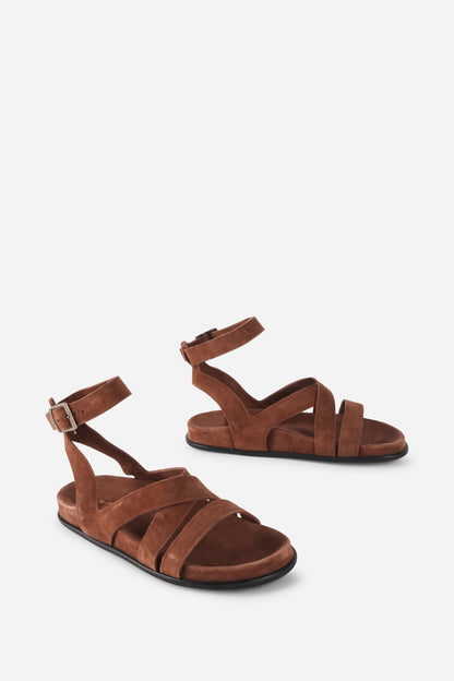 Intentionally Blank MYKO ANKLE STRAP FLAT SANDAL
