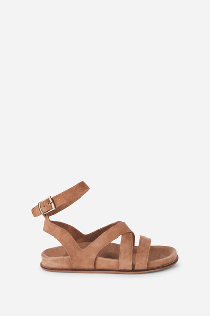 Intentionally Blank MYKO ANKLE STRAP FLAT SANDAL