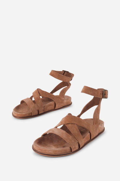 Intentionally Blank MYKO ANKLE STRAP FLAT SANDAL