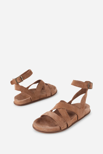Intentionally Blank MYKO ANKLE STRAP FLAT SANDAL