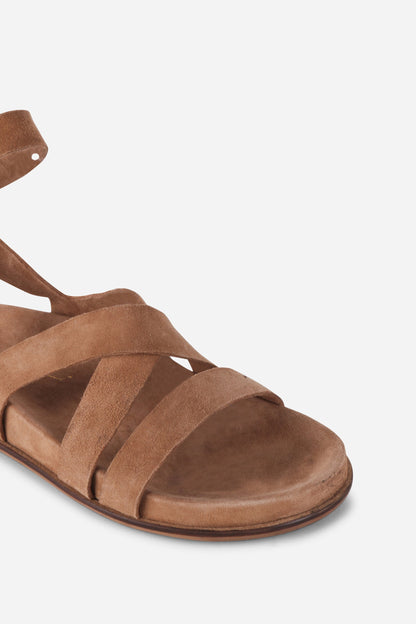 Intentionally Blank MYKO ANKLE STRAP FLAT SANDAL