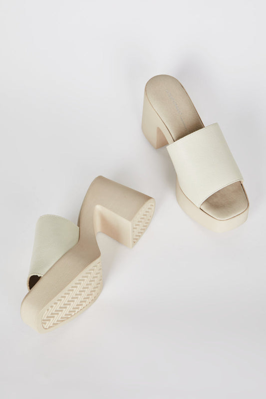 Intentionally Blank MARY PLATFORM HEEL CREAM SOLE