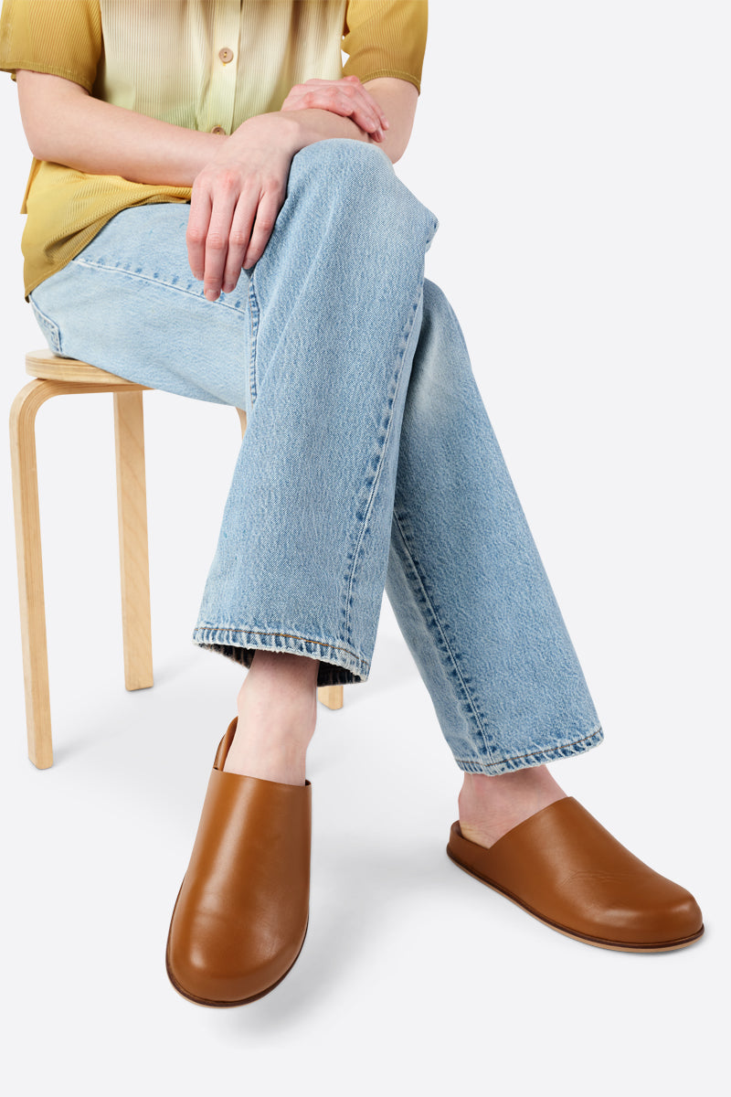 Intentionally Blank AGATHA LEATHER SLIP ON MULE