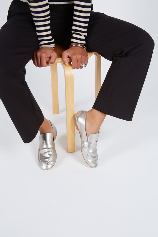 Intentionally Blank PERM METALLIC LOAFER