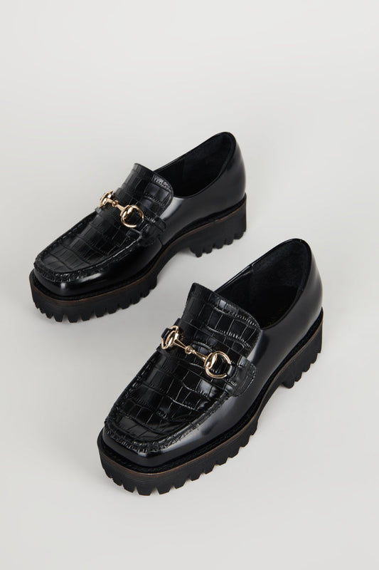 Intentionally Blank HK-2 CROC LUG SOLE LOAFER