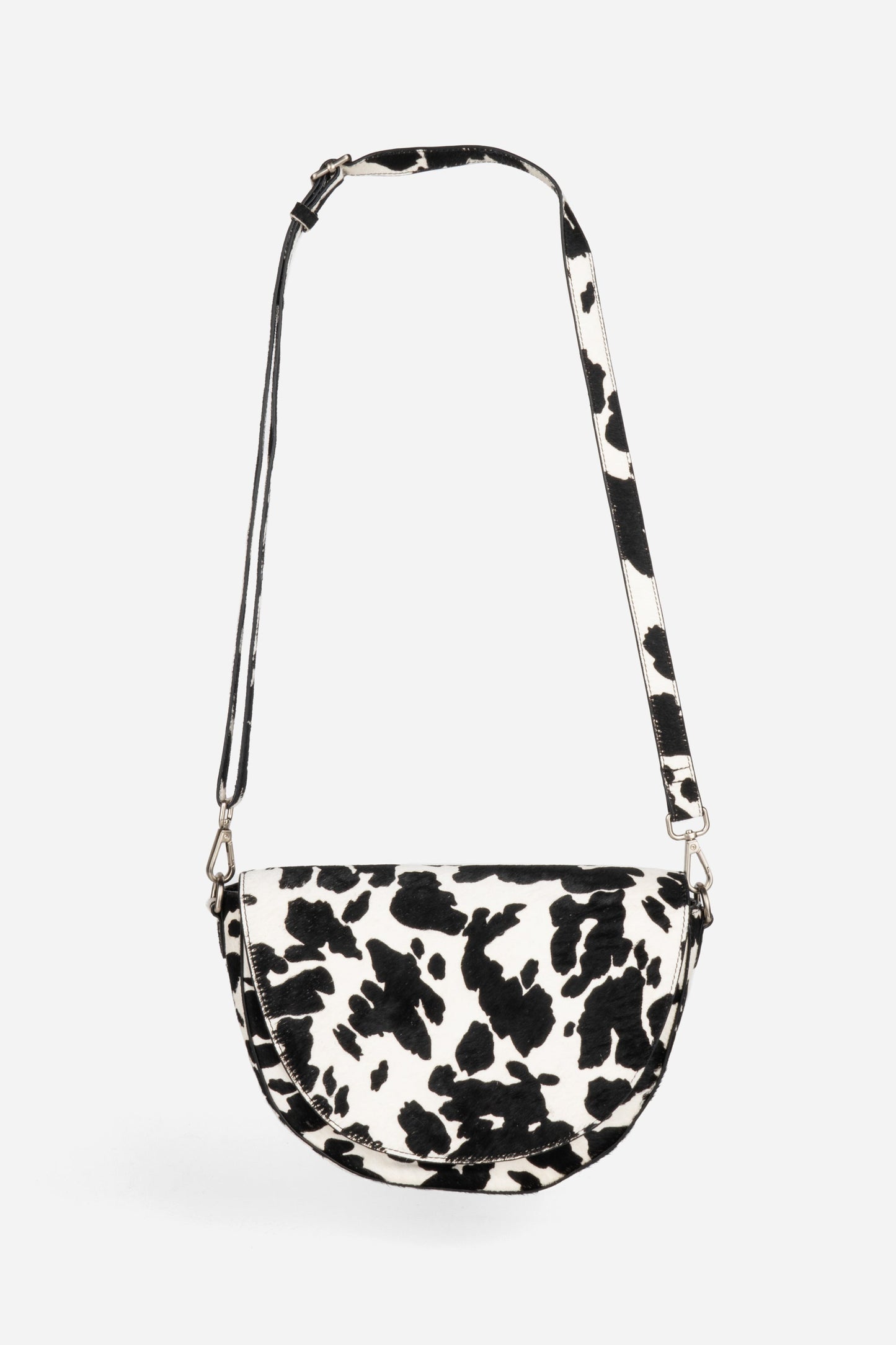 Intentionally Blank MICHIGAN HALF MOON COWHIDE CROSSBODY BAG