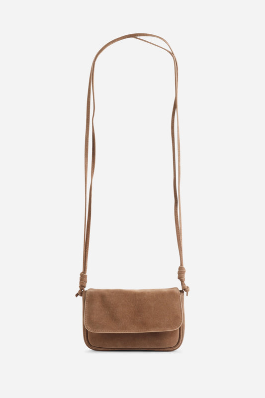 Intentionally Blank ORLEANS SUEDE MINI CROSSBODY BAG