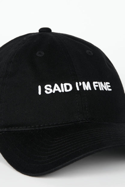 Intentionally Blank I'M FINE DAD CAP