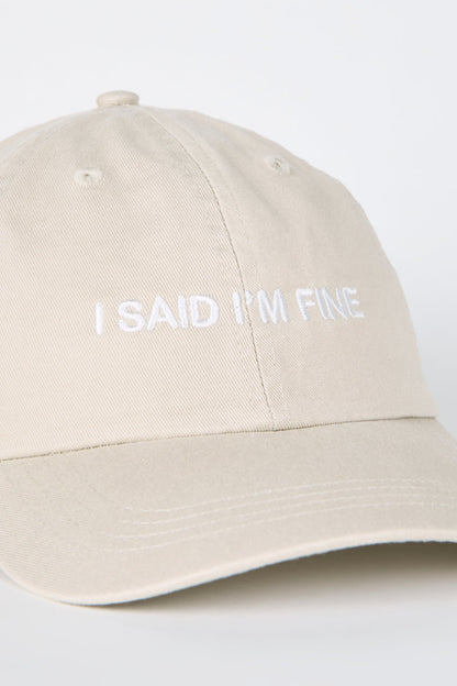 Intentionally Blank I'M FINE DAD CAP