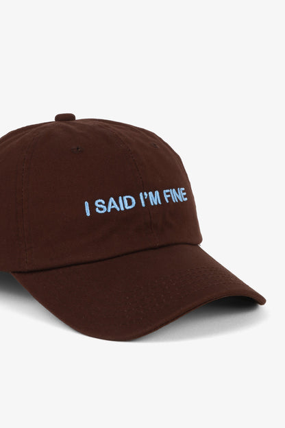 Intentionally Blank I'M FINE DAD CAP