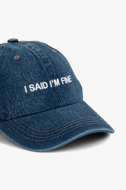 Intentionally Blank I'M FINE DAD CAP