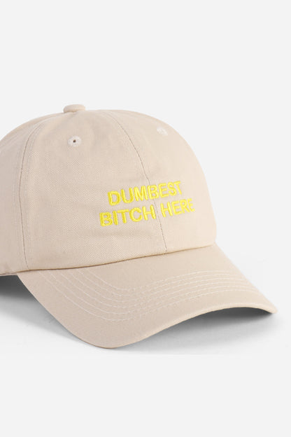 Intentionally Blank DUMBEST BITCH HERE DAD CAP