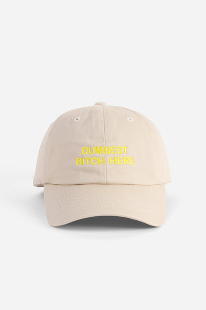 Intentionally Blank DUMBEST BITCH HERE DAD CAP