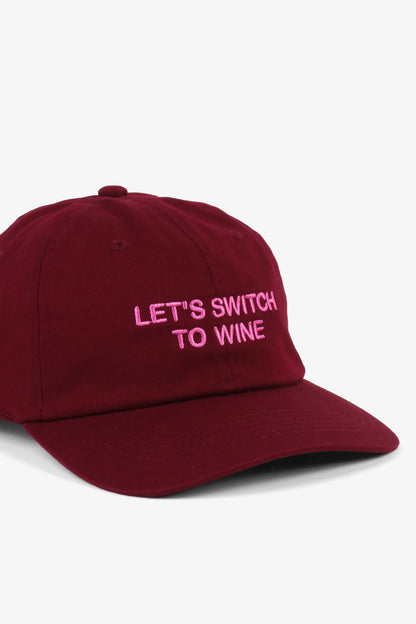 Intentionally Blank LET'S SWITCH TO WINE DAD CAP