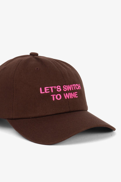 Intentionally Blank LET'S SWITCH TO WINE DAD CAP