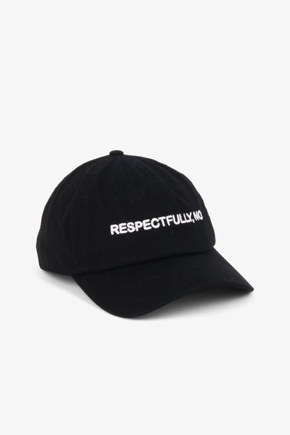 Intentionally Blank RESPECTFULLY, NO DAD CAP
