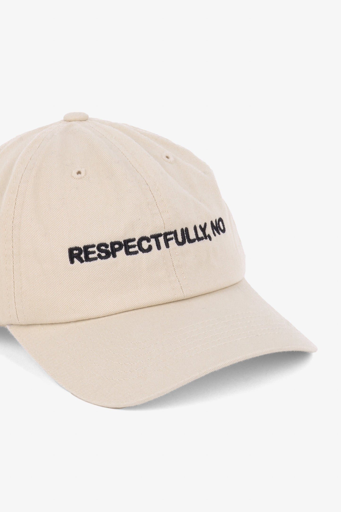 Intentionally Blank RESPECTFULLY, NO DAD CAP