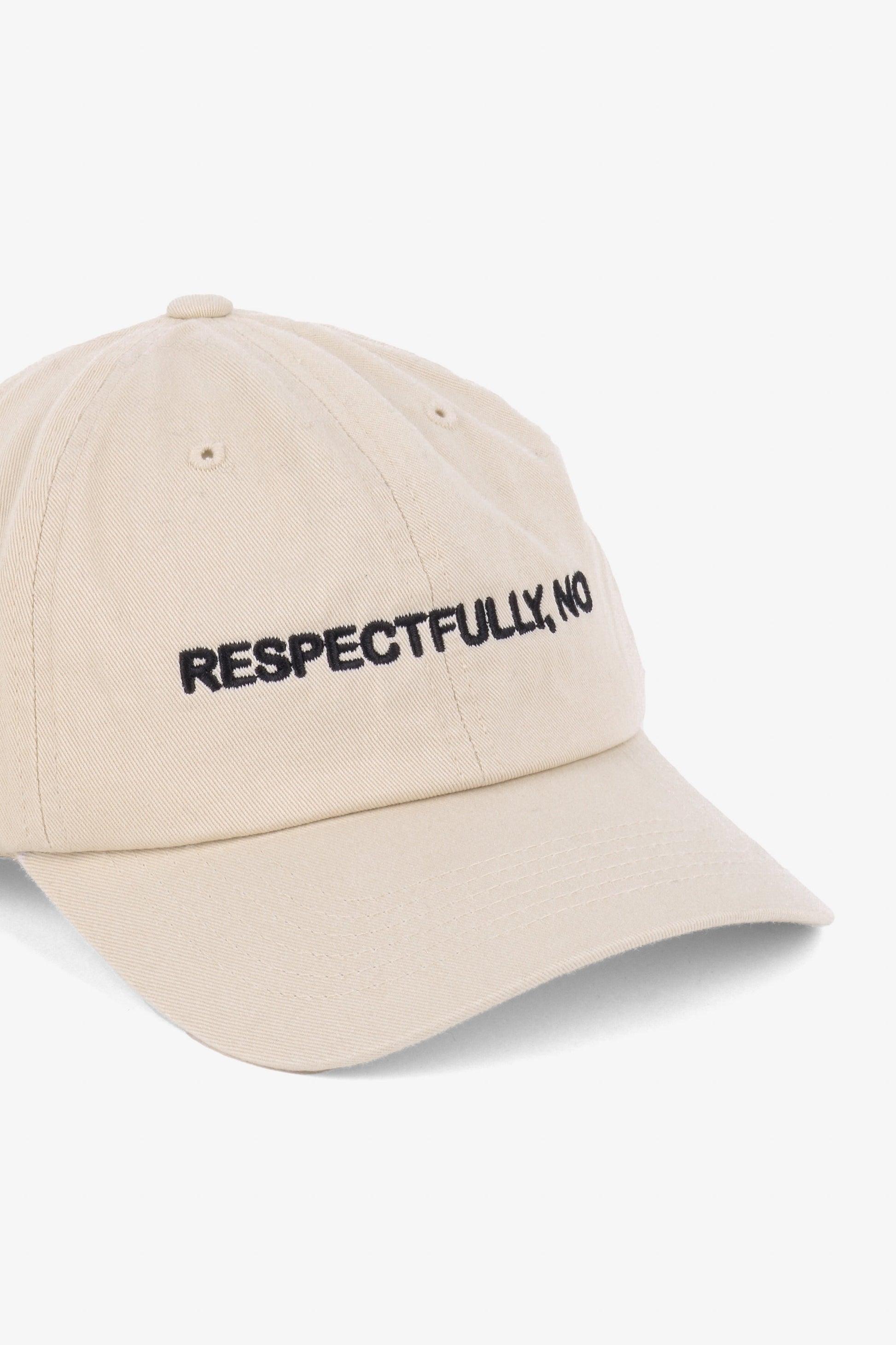 Intentionally Blank RESPECTFULLY, NO DAD CAP
