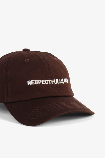 Intentionally Blank RESPECTFULLY, NO DAD CAP