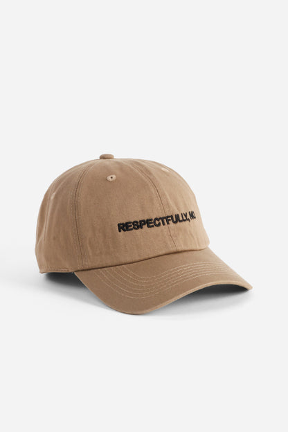 Intentionally Blank RESPECTFULLY, NO DAD CAP