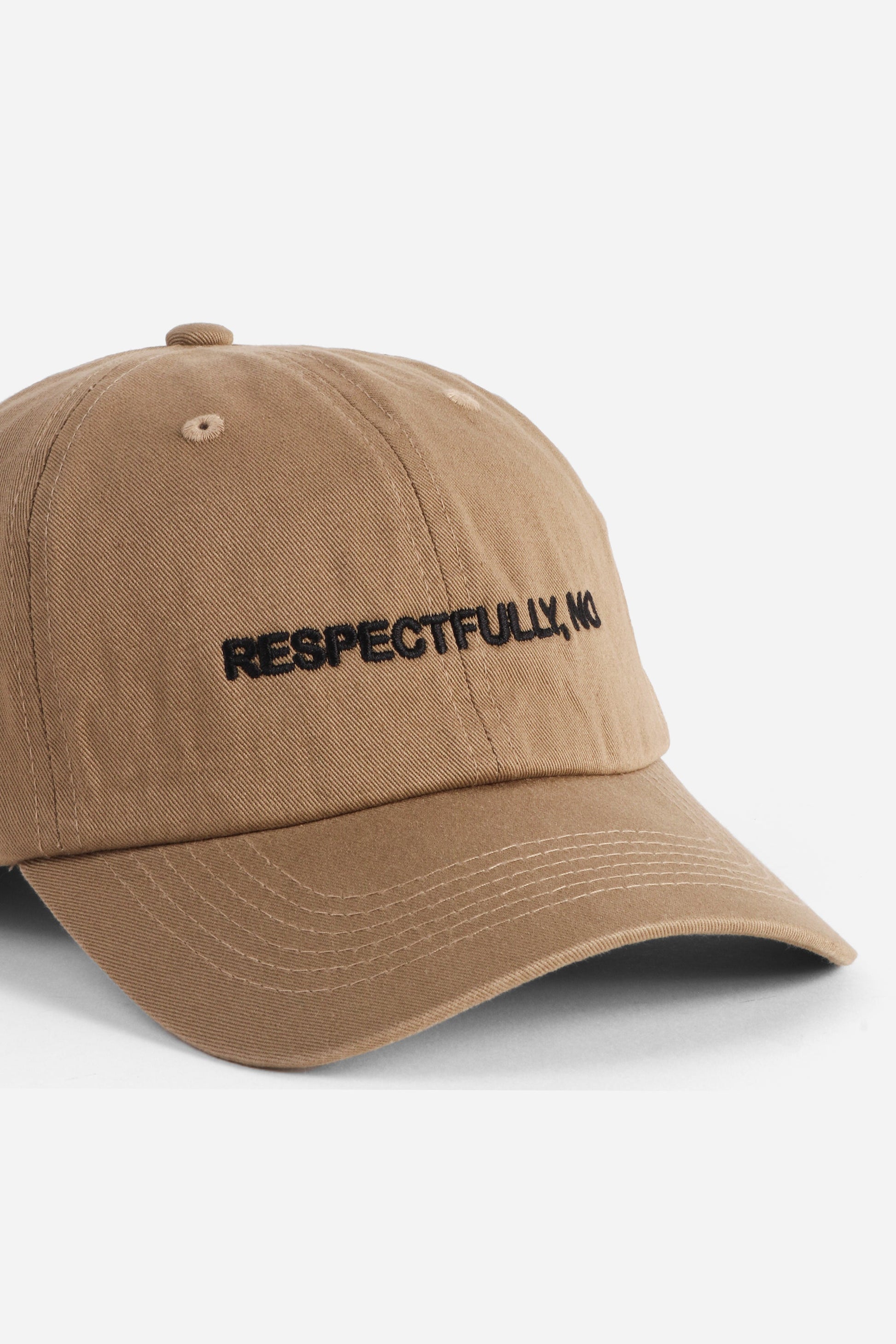 Intentionally Blank RESPECTFULLY, NO DAD CAP