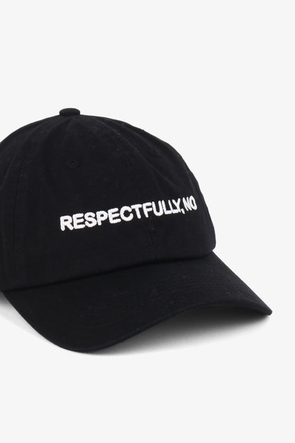 Intentionally Blank RESPECTFULLY, NO DAD CAP