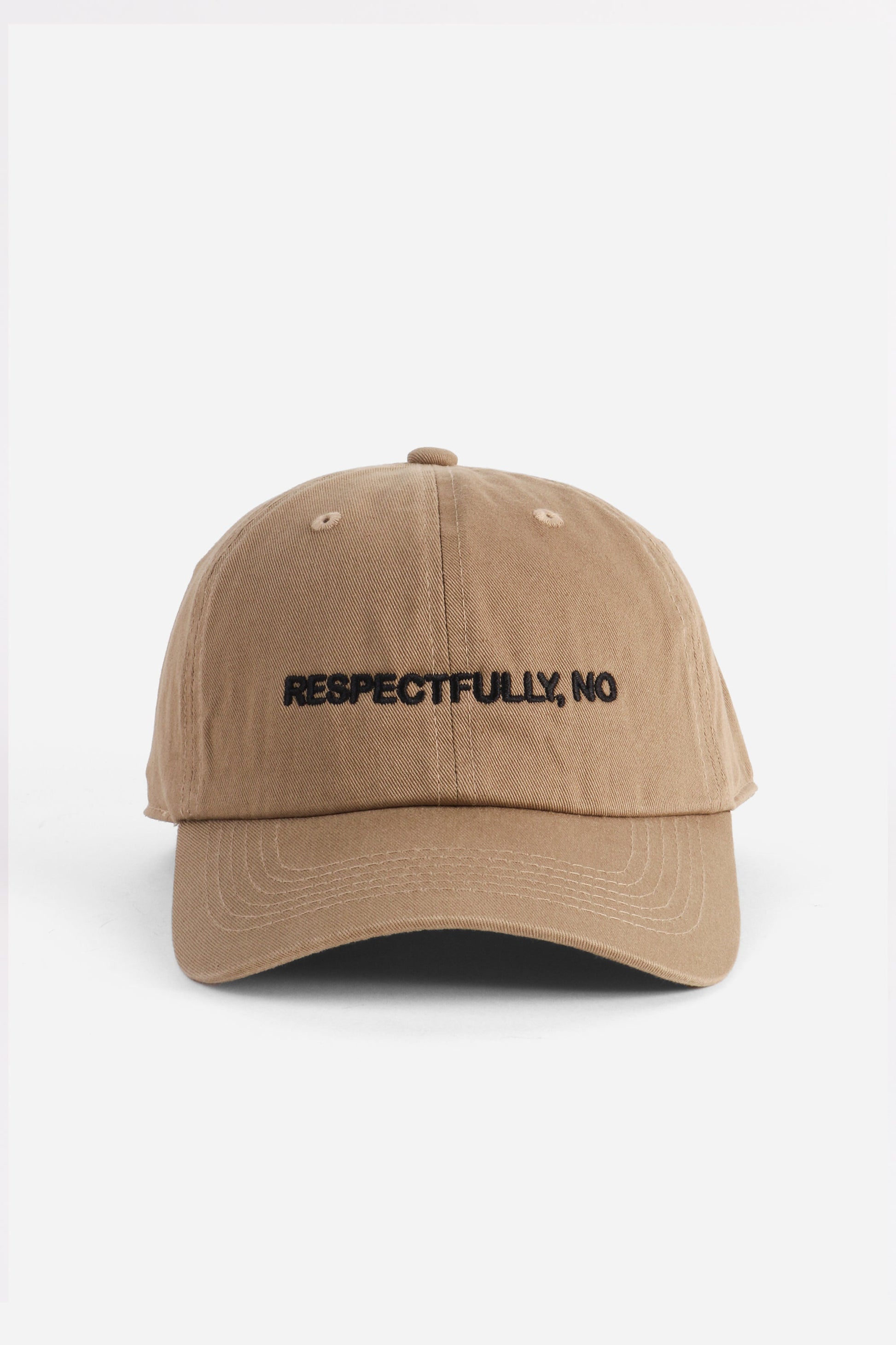 Intentionally Blank RESPECTFULLY, NO DAD CAP