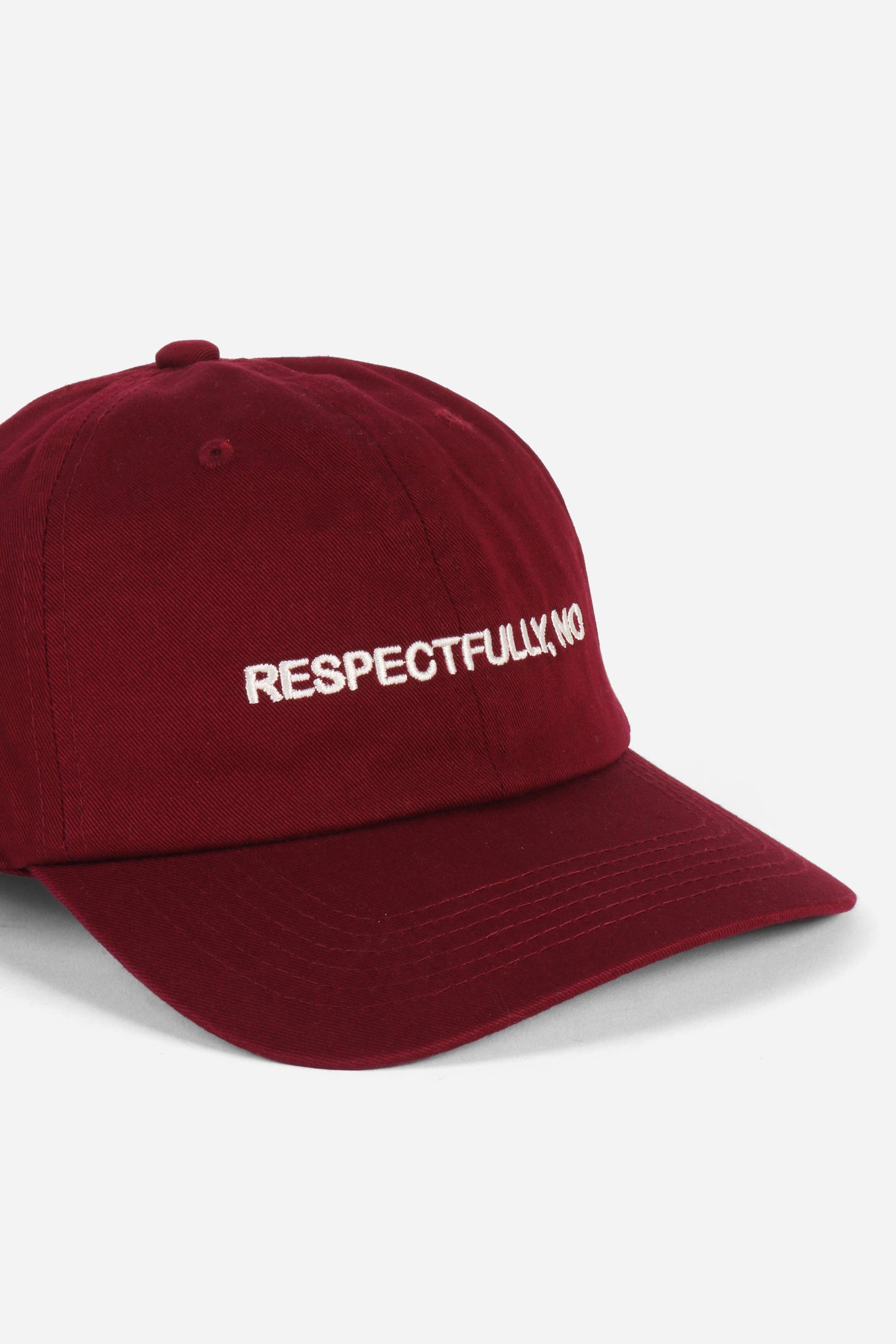 Intentionally Blank RESPECTFULLY, NO DAD CAP