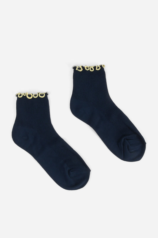 Intentionally Blank THE PETITE RUFFLED MODAL SOCKS