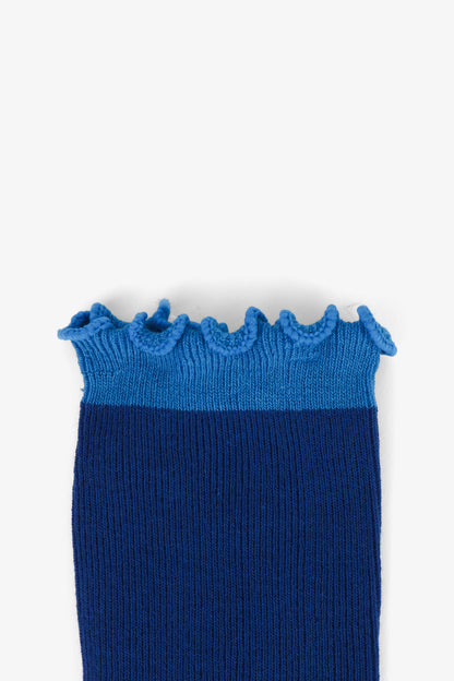 Intentionally Blank NOD TONAL RUFFLE SOCK