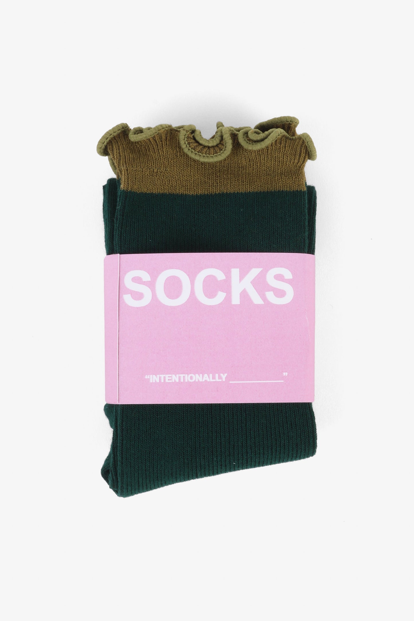 Intentionally Blank NOD TONAL RUFFLE SOCK