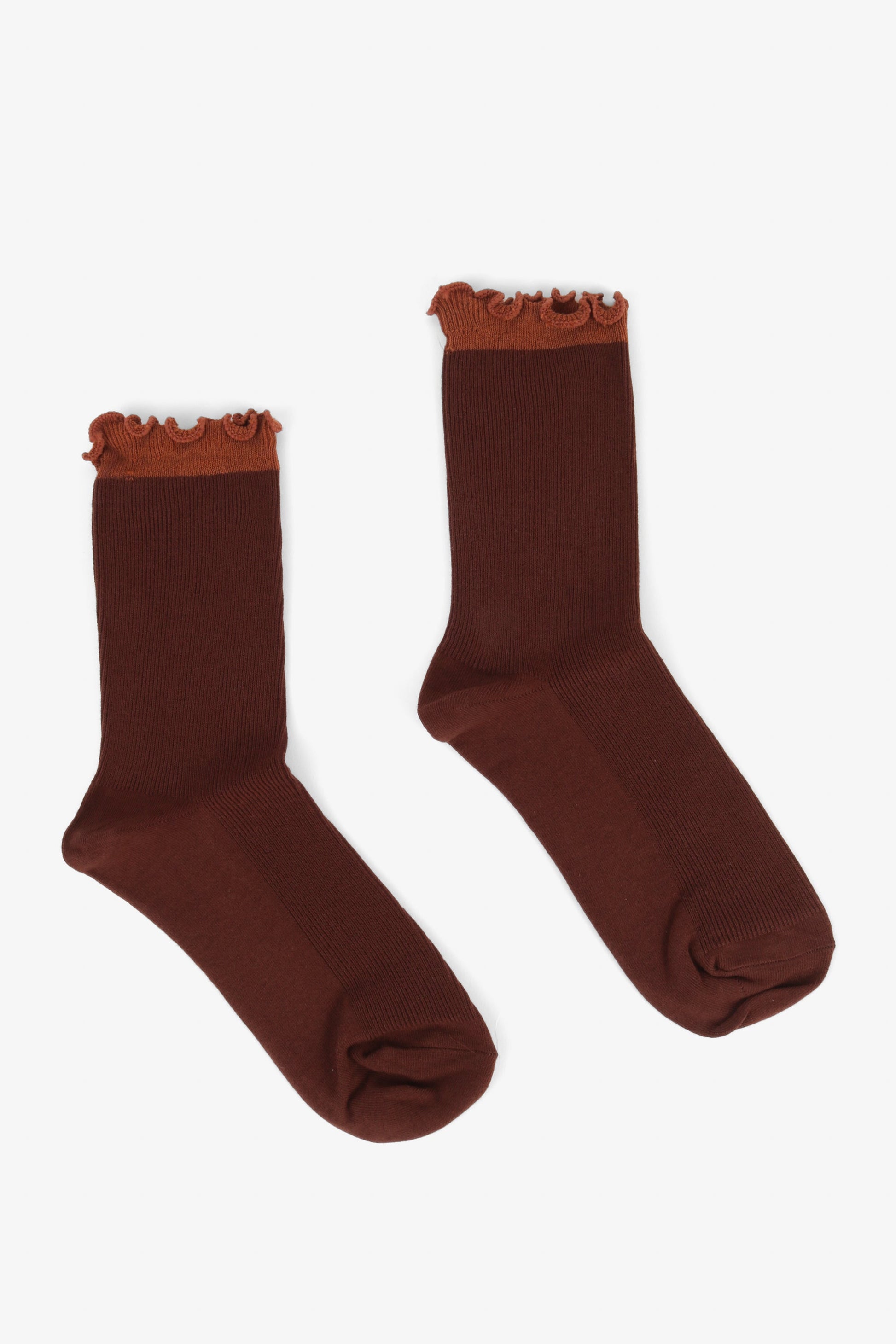 Intentionally Blank NOD TONAL RUFFLE SOCK