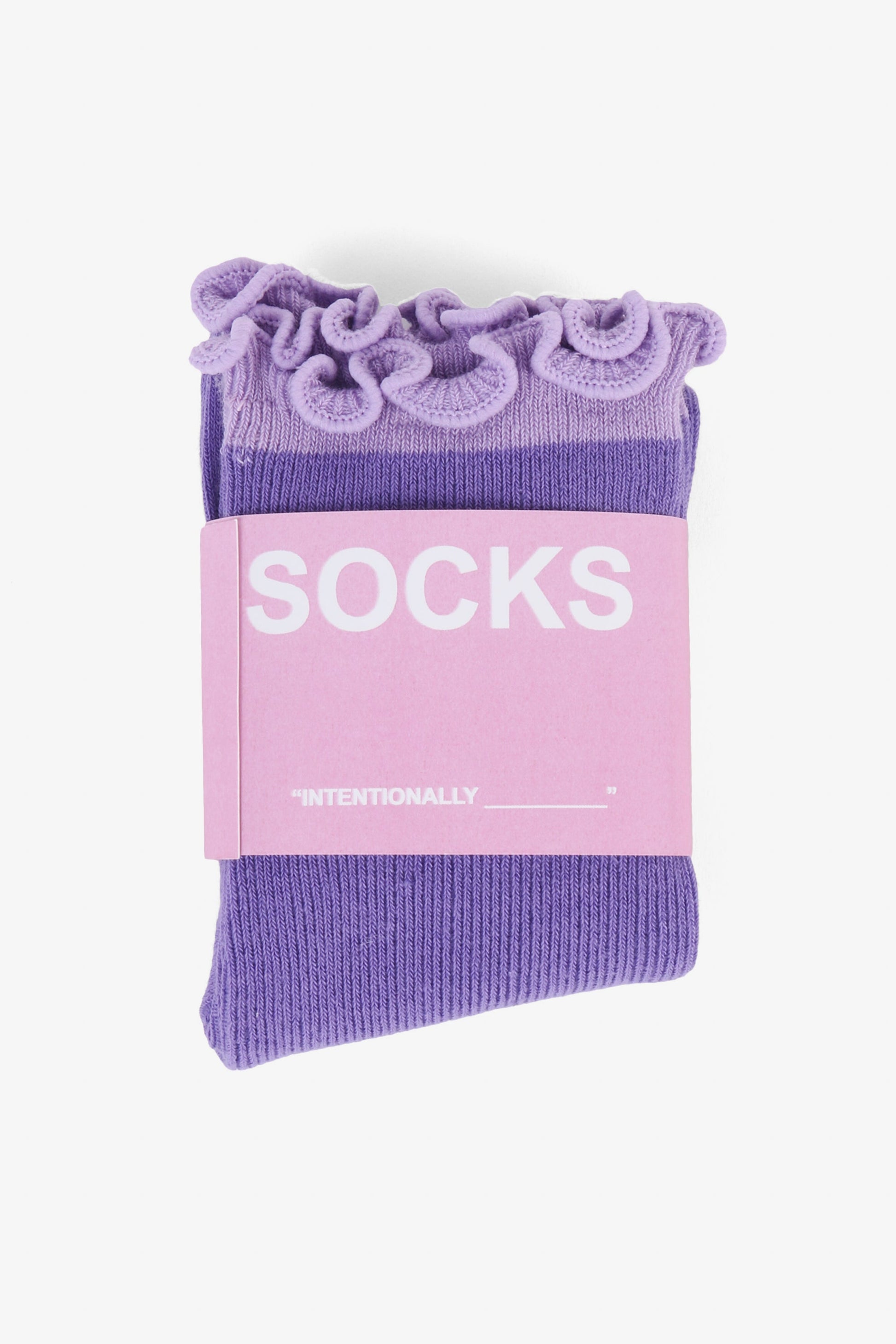 Intentionally Blank NOD TONAL RUFFLE SOCK