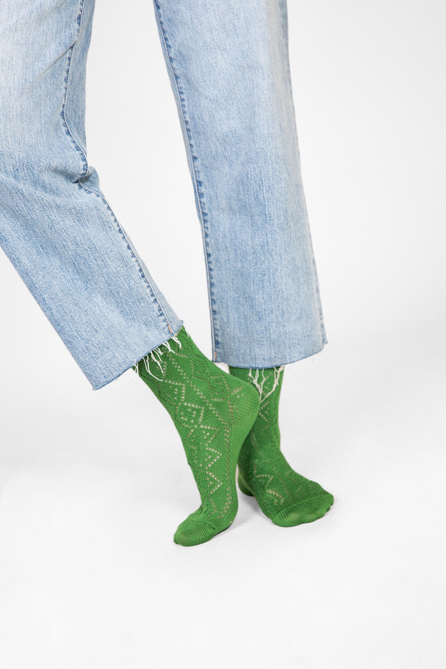 Intentionally Blank MODAL EYELET SOCKS