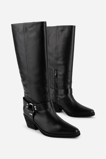 Intentionally Blank JOSEPHINE KNEE HIGH BIKER BOOT