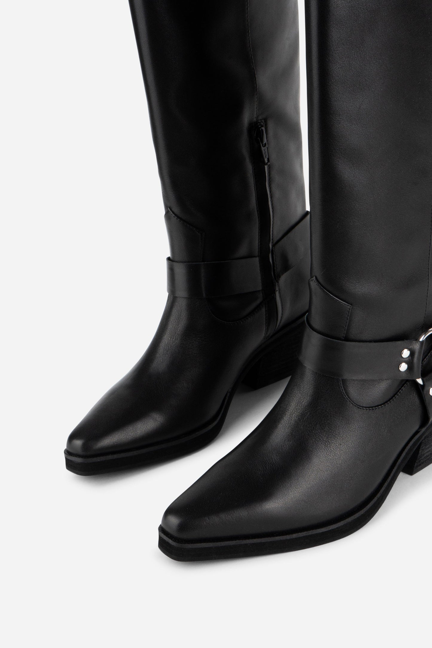 Intentionally Blank JOSEPHINE KNEE HIGH BIKER BOOT