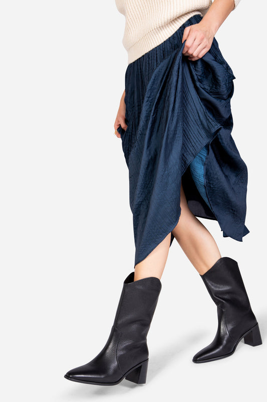 Intentionally Blank WORTH LEATHER WESTERN BOOT