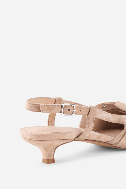Intentionally Blank MAMAN SLINGBACK KITTEN HEEL