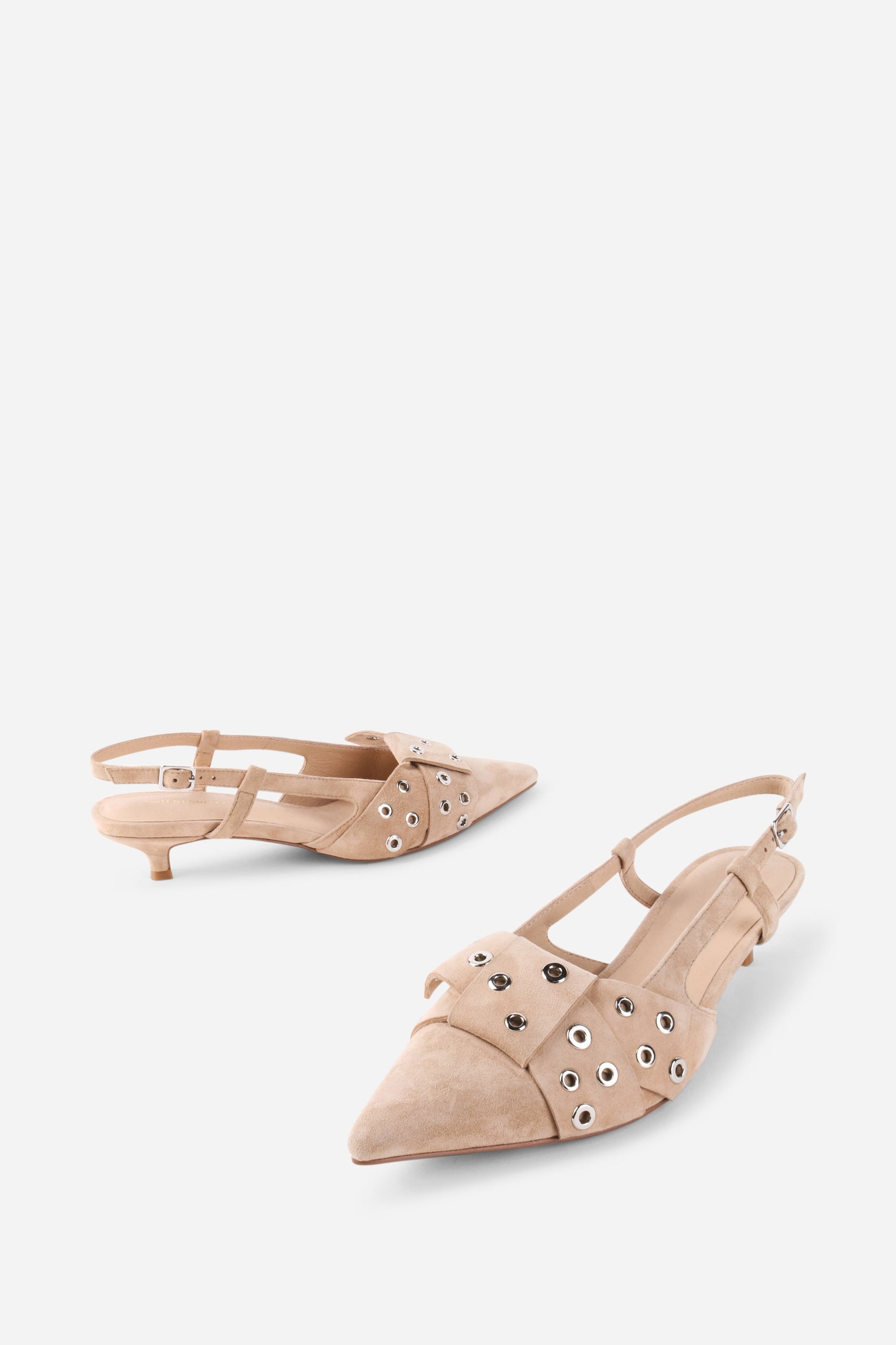 Intentionally Blank MAMAN SLINGBACK KITTEN HEEL