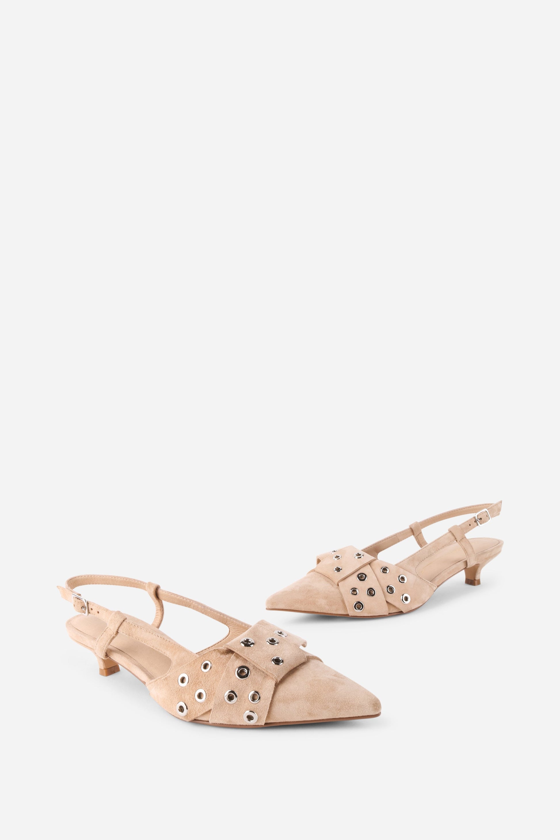 Intentionally Blank MAMAN SLINGBACK KITTEN HEEL