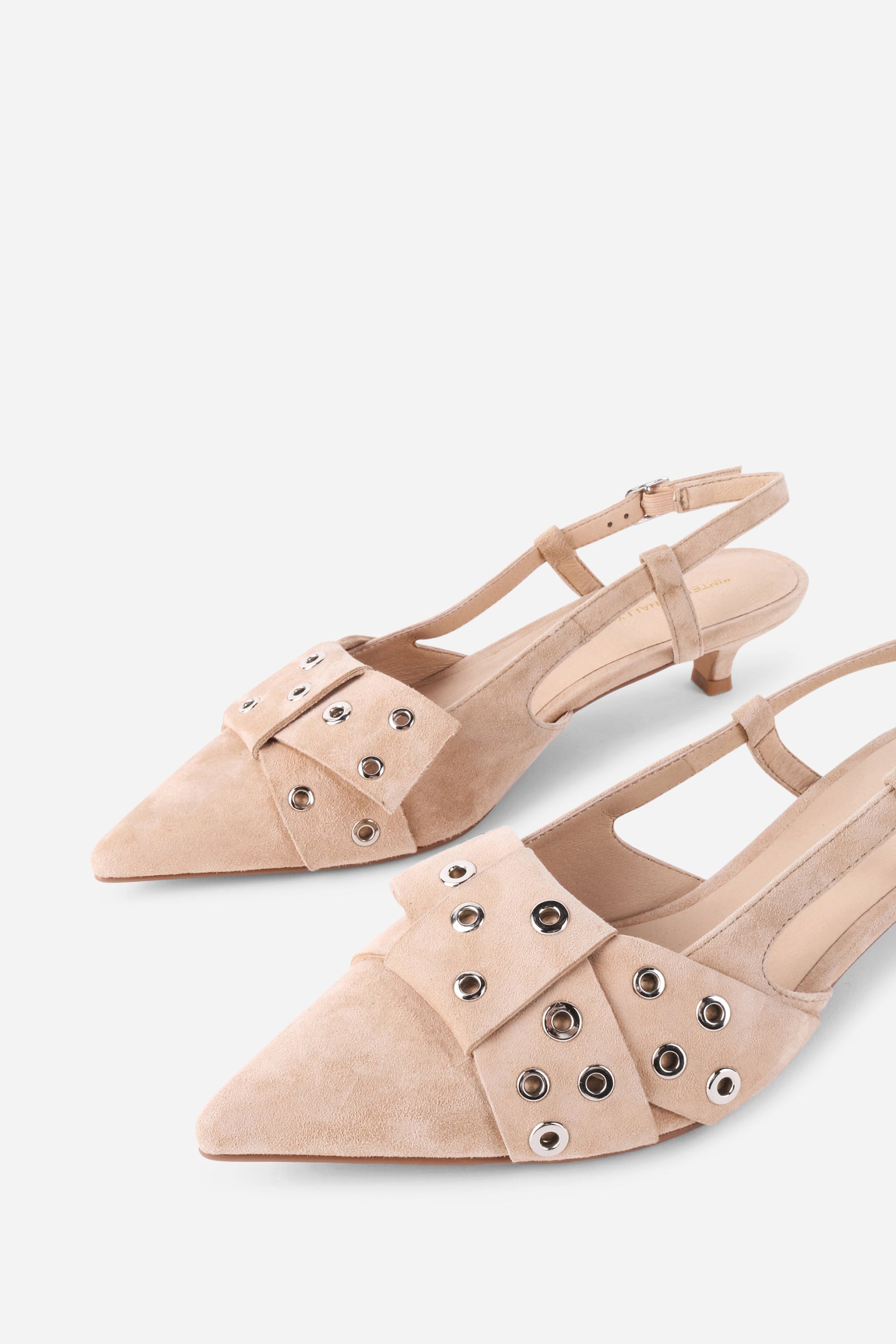 Intentionally Blank MAMAN SLINGBACK KITTEN HEEL