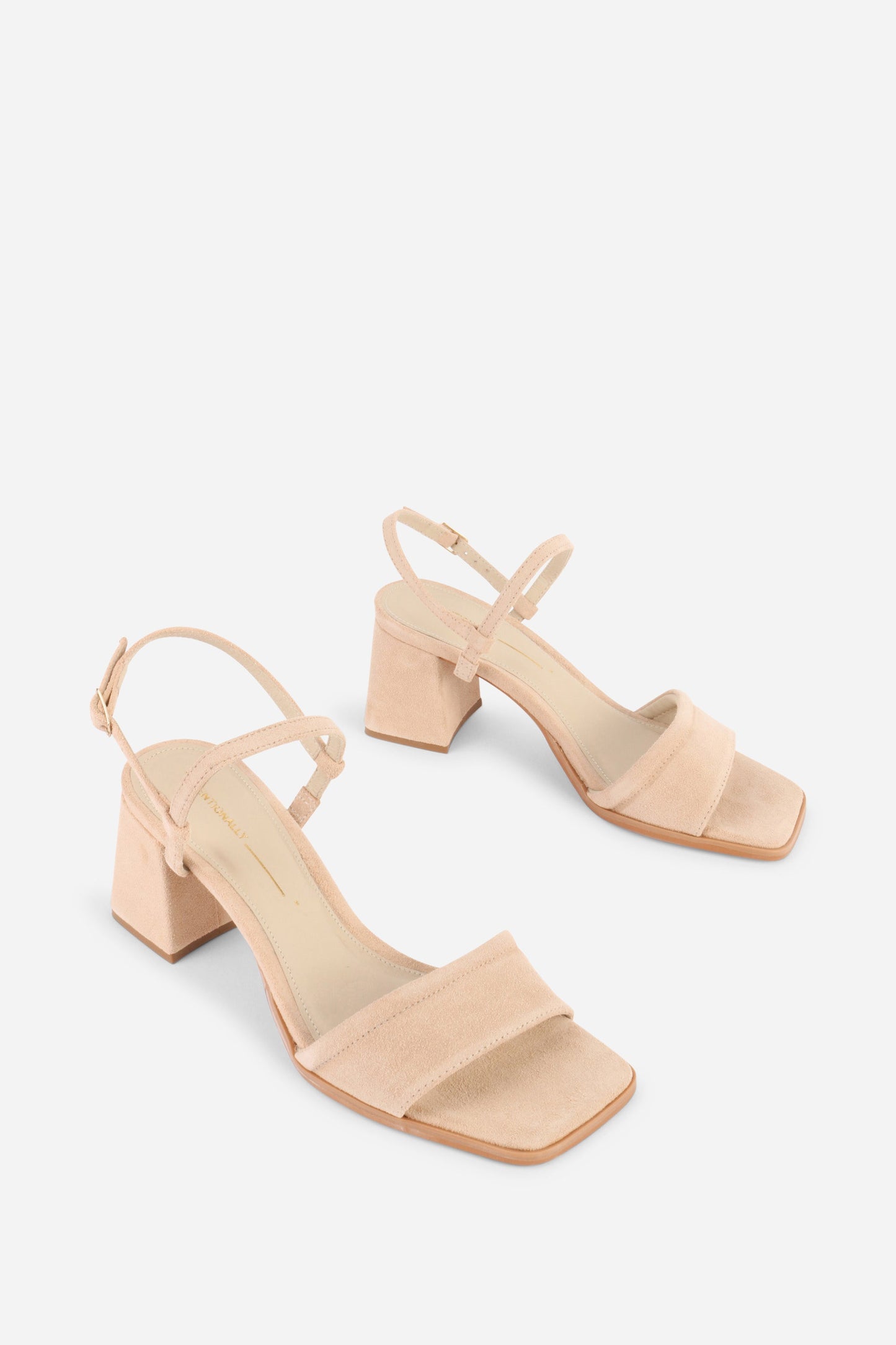 Intentionally Blank VALIDATED SUEDE HEEL