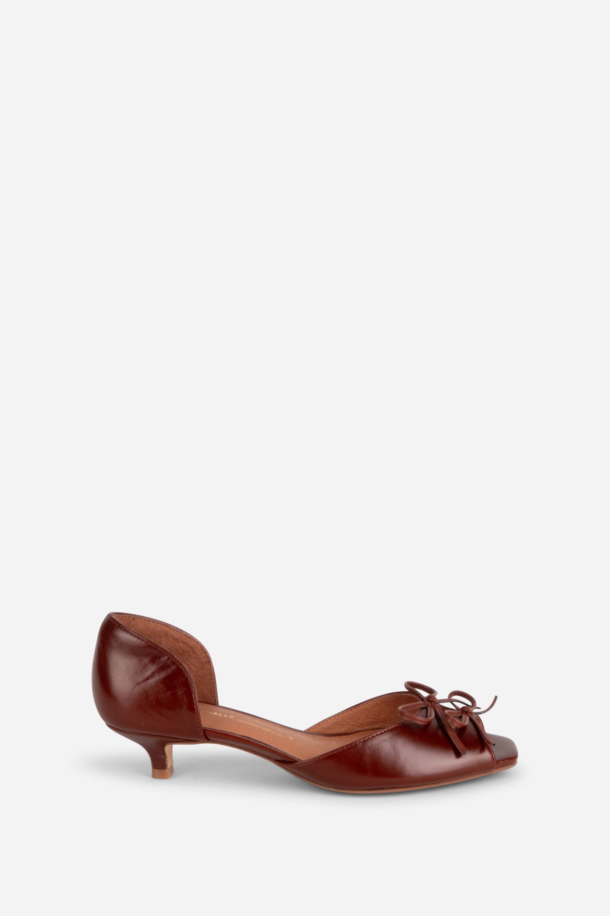 Intentionally Blank CAROL PEEP TOE KITTEN HEEL