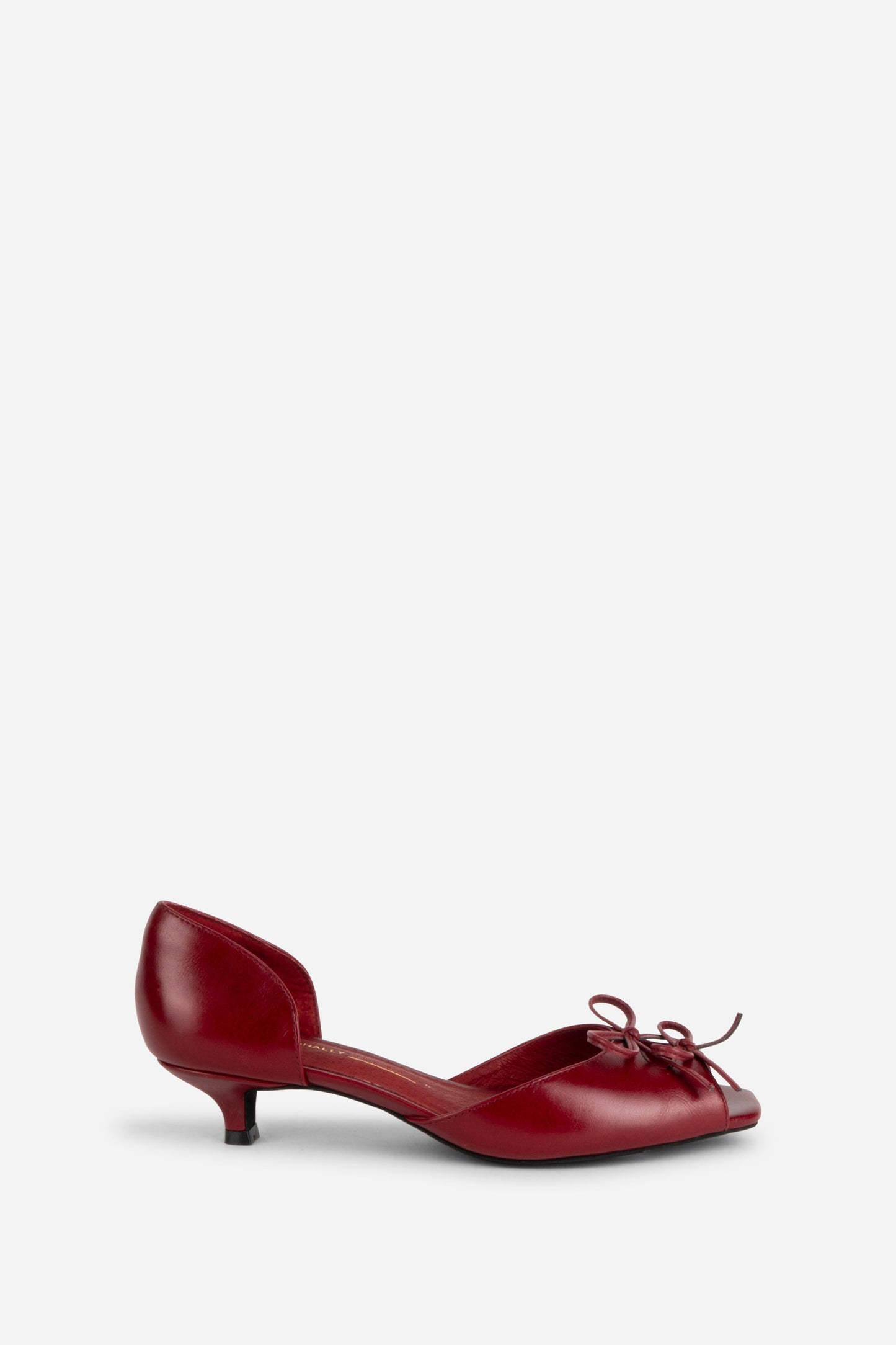 Intentionally Blank CAROL PEEP TOE KITTEN HEEL