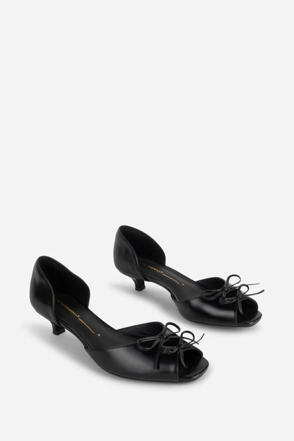 Intentionally Blank CAROL PEEP TOE KITTEN HEEL