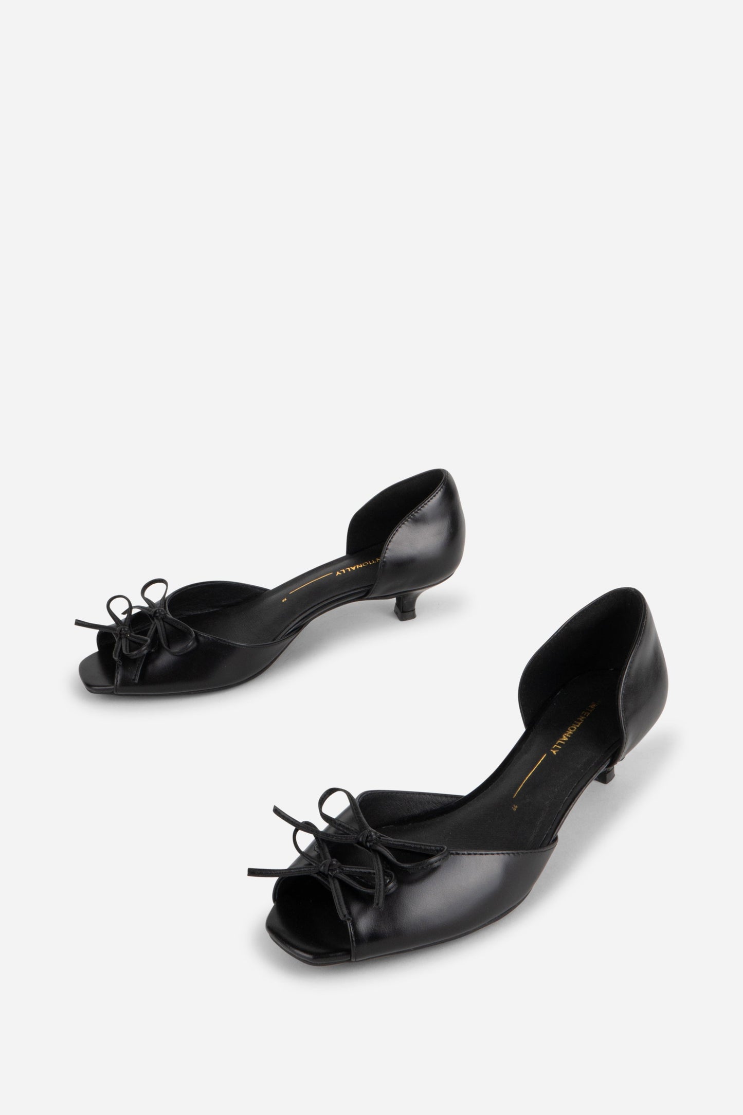 Intentionally Blank CAROL PEEP TOE KITTEN HEEL