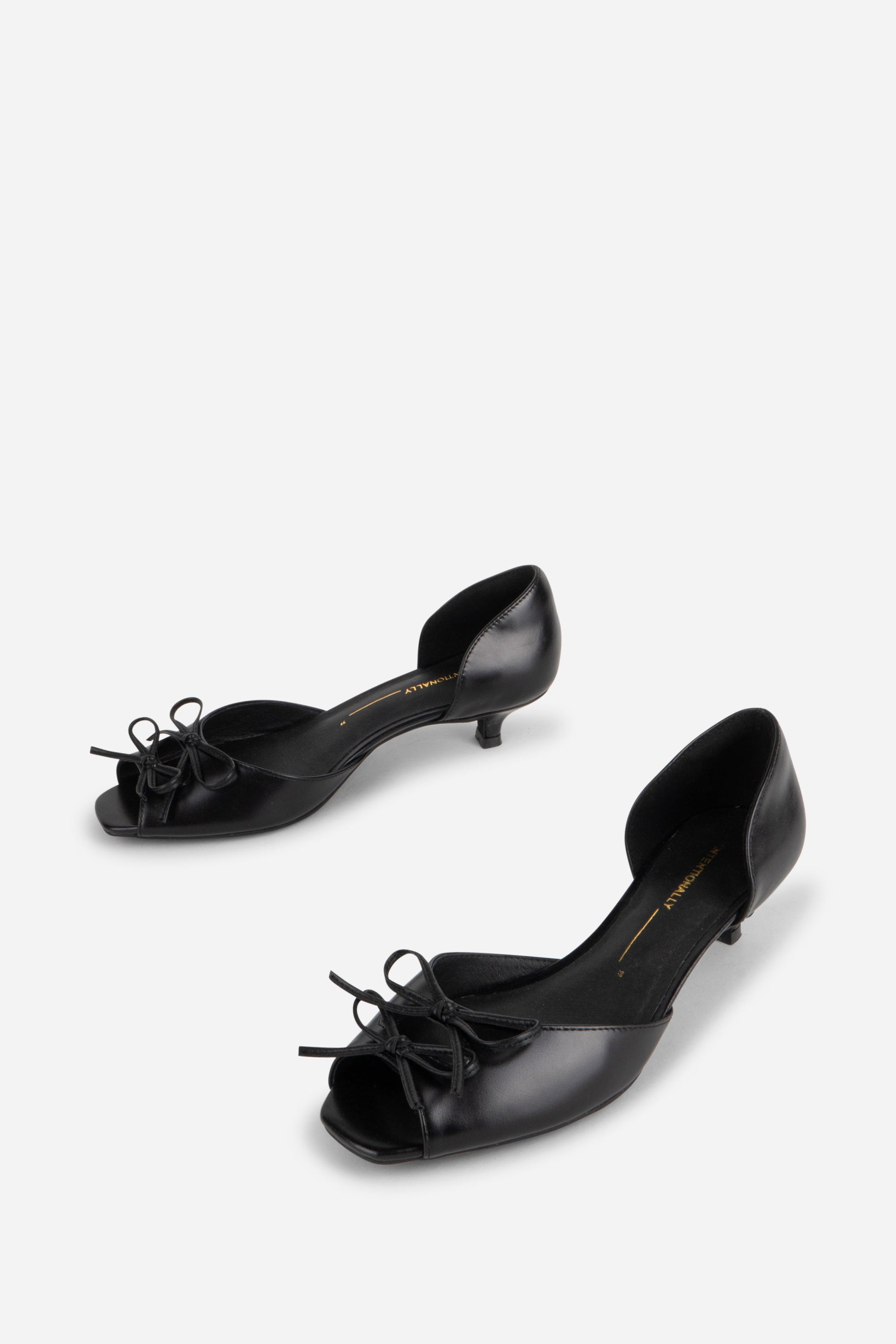 Intentionally Blank CAROL PEEP TOE KITTEN HEEL