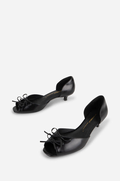 Intentionally Blank CAROL PEEP TOE KITTEN HEEL